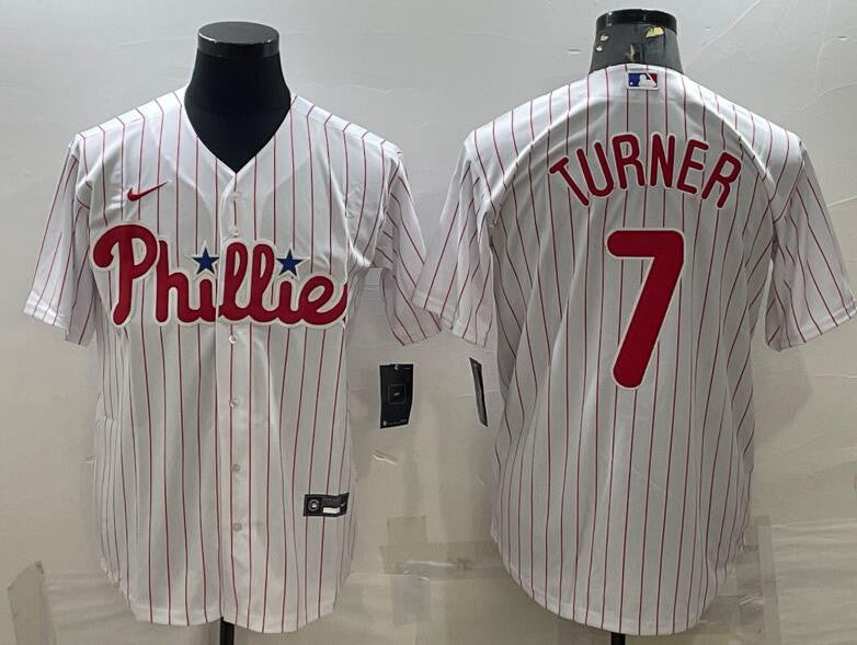 Trea Turner Philadelphia Phillies white jersey