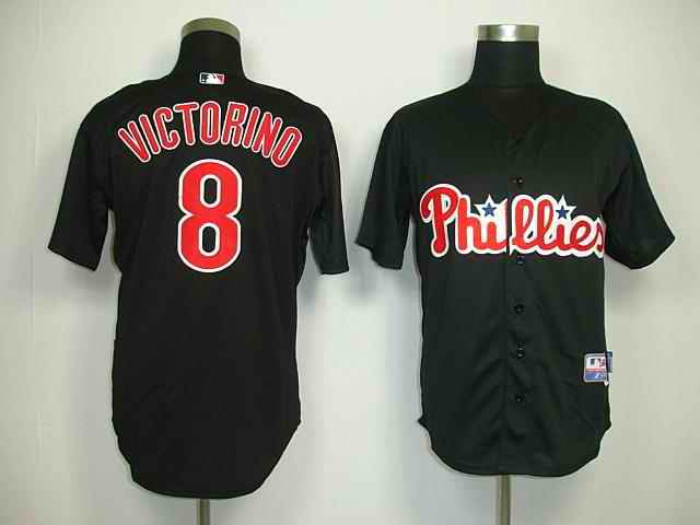 Victorno Philadelphia Phillies black jersey