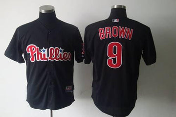 Domoic Brown Philadelphia Phillies black jersey