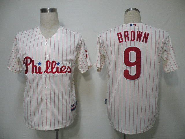 Domoic Brown Philadelphia Phillies white jersey