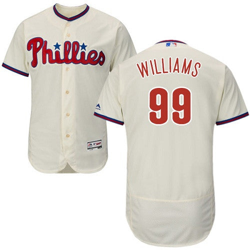 Nick Williams Philadelphia Phillies cream jersey