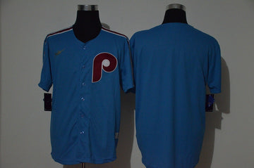 Custom Philadelphia Phillies blue Cooperstown jersey