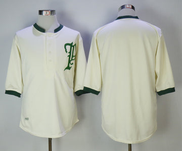 Custom Philadelphia Phillies cream Throwback jersey
