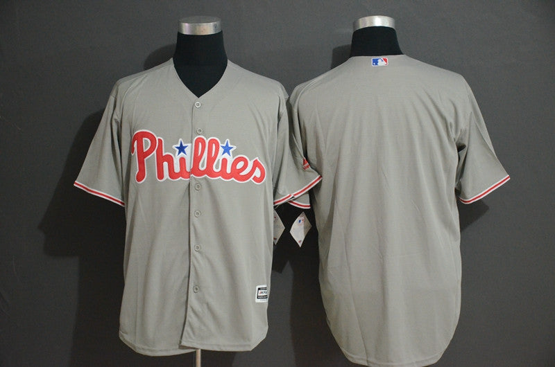 Custom Philadelphia Phillies gray jersey