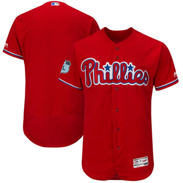 Custom Philadelphia Phillies red jersey