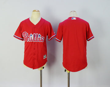 Custom Philadelphia Phillies red jersey