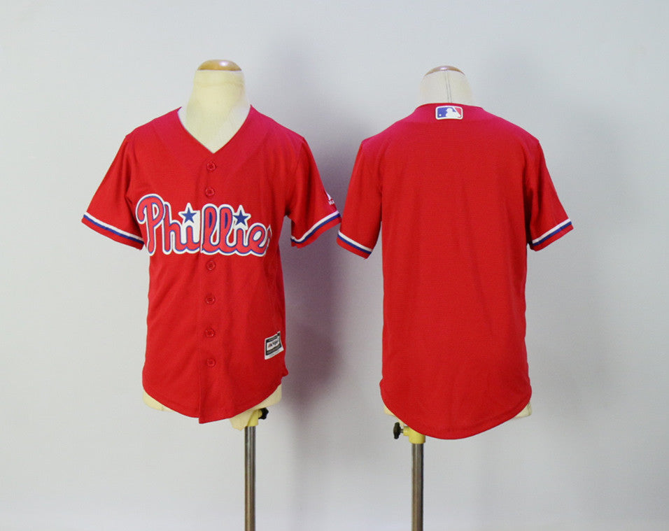 Custom Philadelphia Phillies red jersey