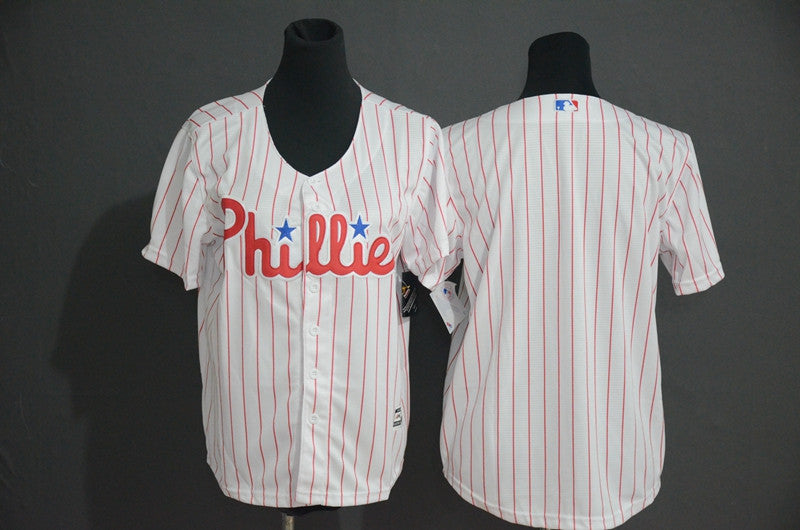 Custom Philadelphia Phillies white jersey