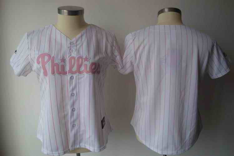 Blank White Philadelphia Phillies pink jersey