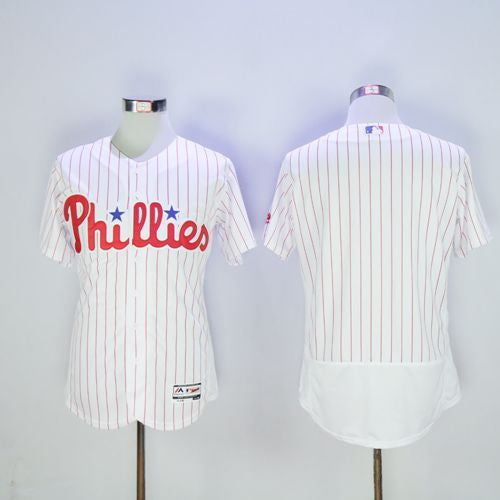 Blank White Philadelphia Phillies red Authentic jersey