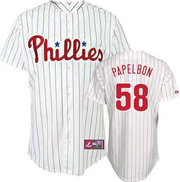 Papelbon Philadelphia Phillies white jersey