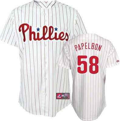 Papelbon Philadelphia Phillies white jersey
