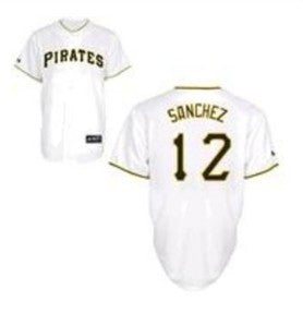 Freddy Sanchez Pittsburgh Pirates white jersey