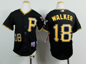 Walker Pittsburgh Pirates black jersey