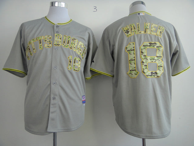 Walker Grey Pittsburgh Pirates camo Camo jersey