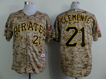Clemente Pittsburgh Pirates camo Alternate jersey