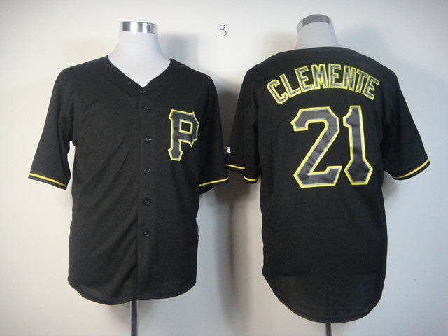 Clemente Pittsburgh Pirates black Fashion jersey