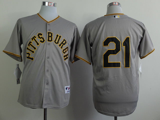 Clemente Pittsburgh Pirates grey jersey