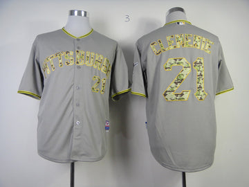 Clemente Grey Pittsburgh Pirates camo Camo jersey