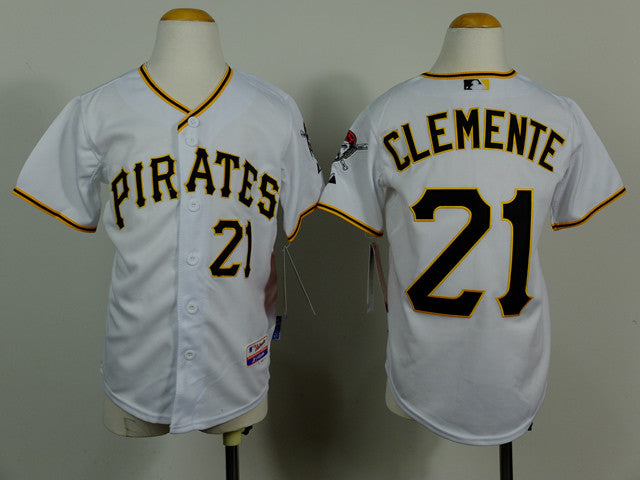 Clemente Pittsburgh Pirates white jersey