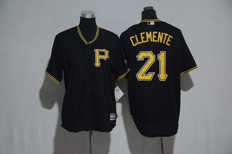 Roberto Clemente Pittsburgh Pirates black jersey