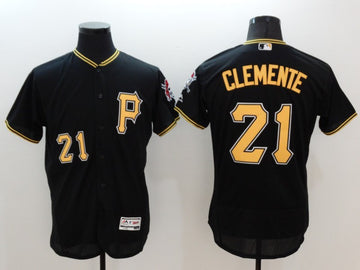 Roberto Clemente Pittsburgh Pirates black jersey