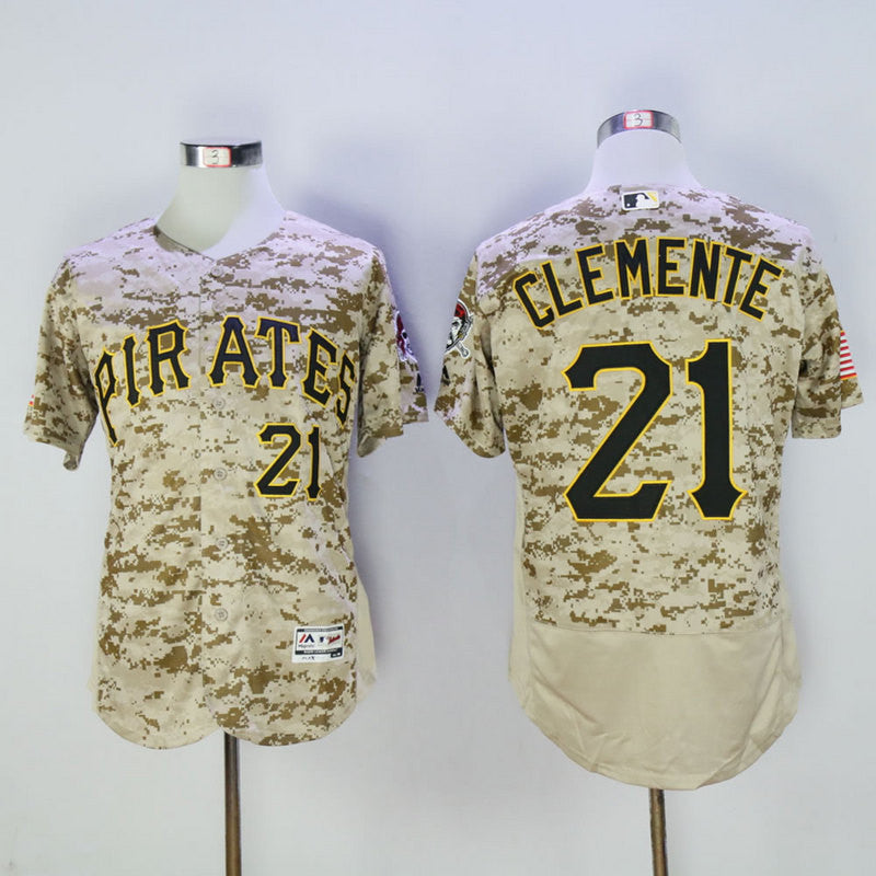 Roberto Clemente Pittsburgh Pirates camo Camo jersey