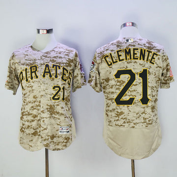Roberto Clemente Pittsburgh Pirates camo Camo jersey