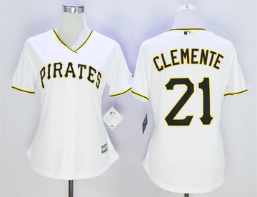 Roberto Clemente Pittsburgh Pirates white jersey