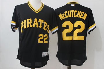 Andrew McCutchen Pittsburgh Pirates black Throwback jersey