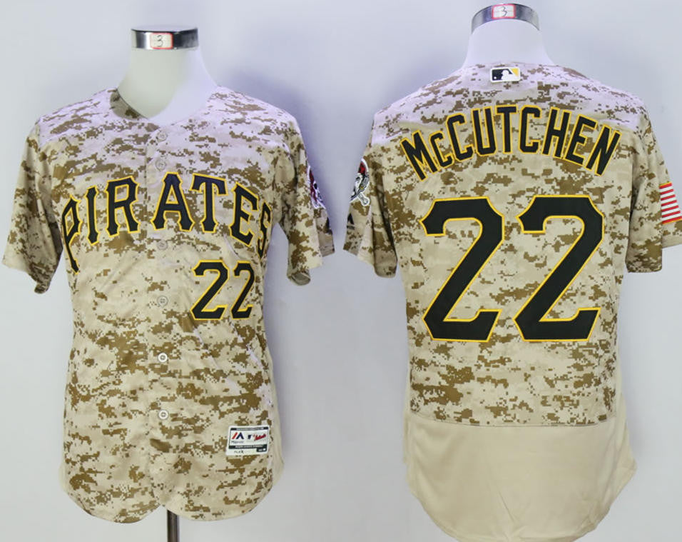 Andrew McCutchen Pittsburgh Pirates camo Camo jersey