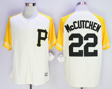 Andrew Mccutchen Pittsburgh Pirates cream jersey