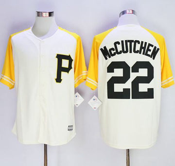 Andrew McCutchen Pittsburgh Pirates cream jersey