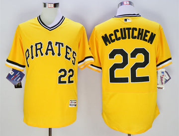 Andrew McCutchen Pittsburgh Pirates gold jersey