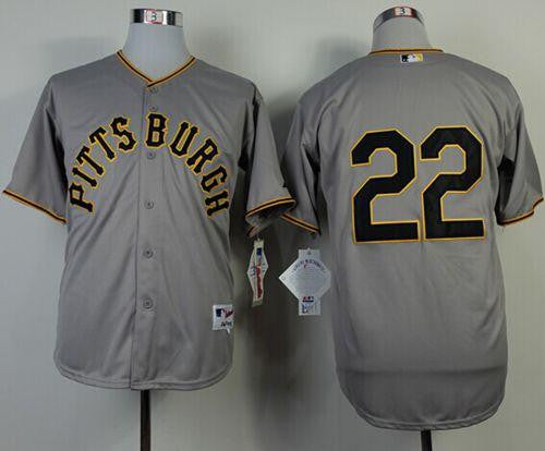 Andrew McCutchen Pittsburgh Pirates grey jersey