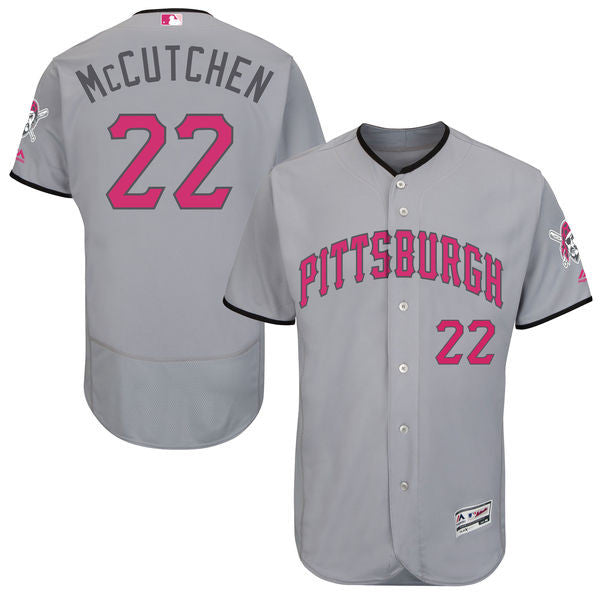 Andrew McCutchen Pittsburgh Pirates grey jersey