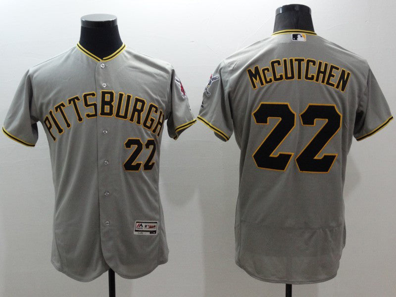 Andrew Mccutchen Pittsburgh Pirates grey jersey