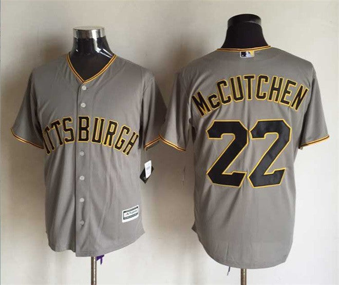 Andrew Mccutchen Pittsburgh Pirates grey jersey