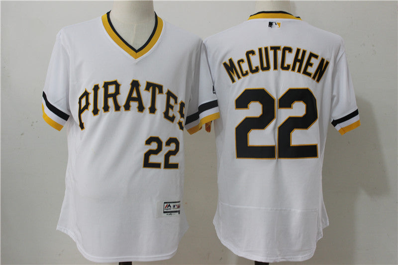 Andrew McCutchen Pittsburgh Pirates white Throwback jersey