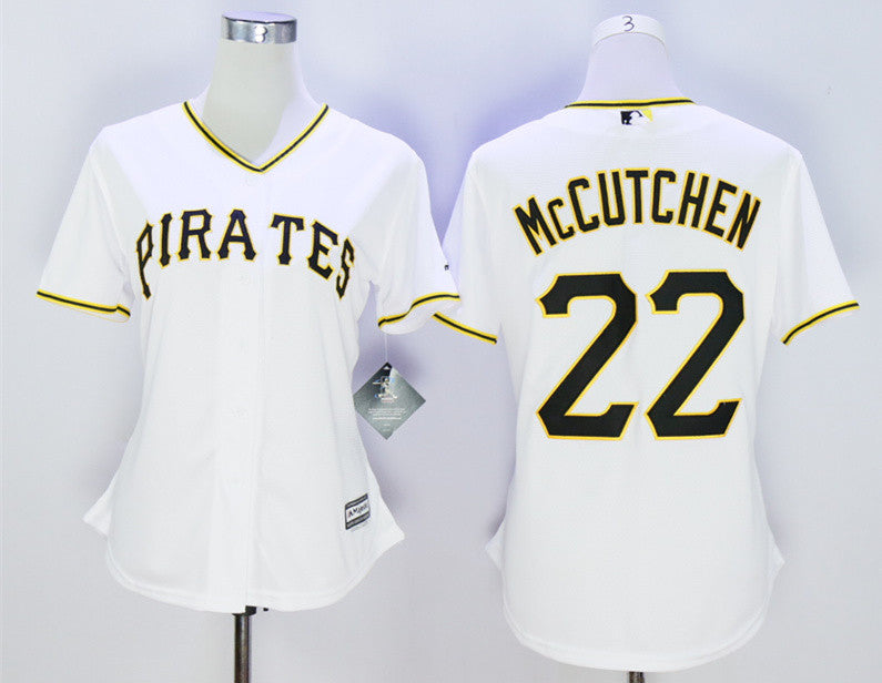 Andrew Mccutchen Pittsburgh Pirates white jersey