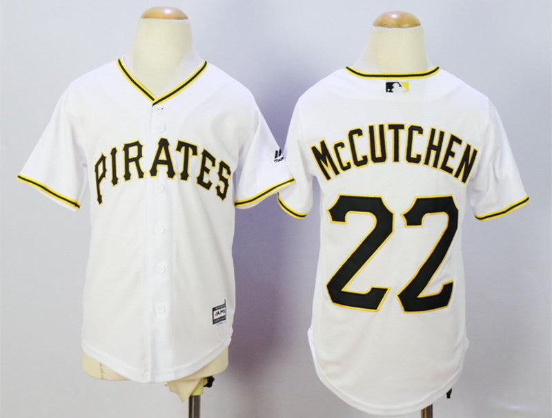 Andrew McCutchen Pittsburgh Pirates white jersey