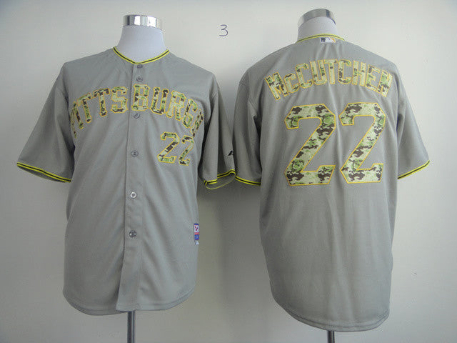 Mccutchen Grey Pittsburgh Pirates camo Camo jersey
