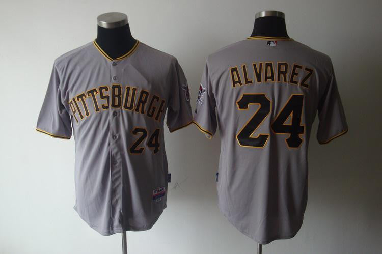 Alvarez Pittsburgh Pirates grey jersey