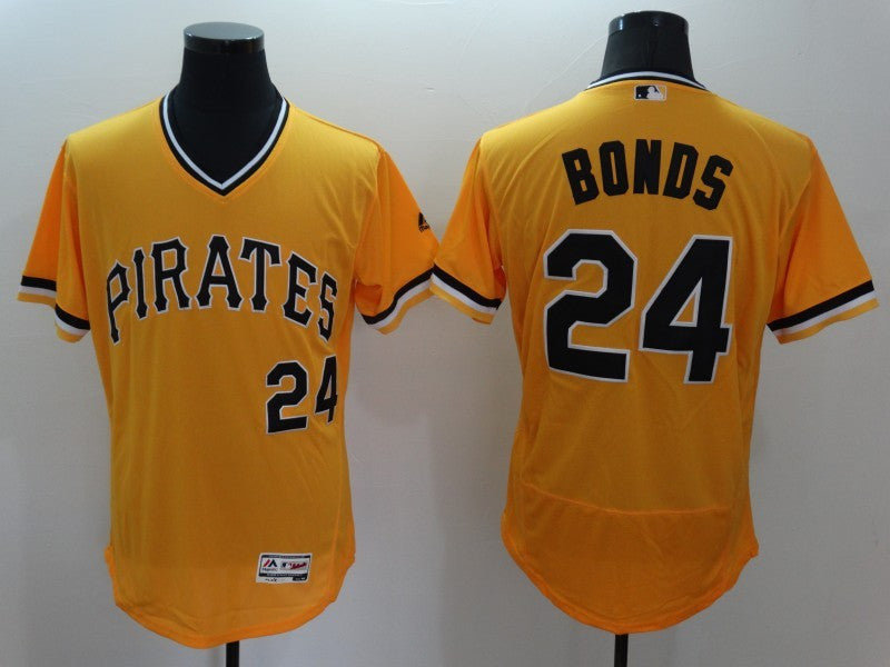 Barry Bonds Pittsburgh Pirates gold jersey