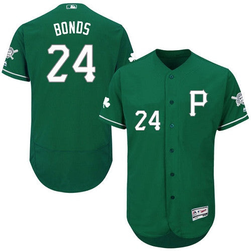 Barry Bonds Pittsburgh Pirates green jersey