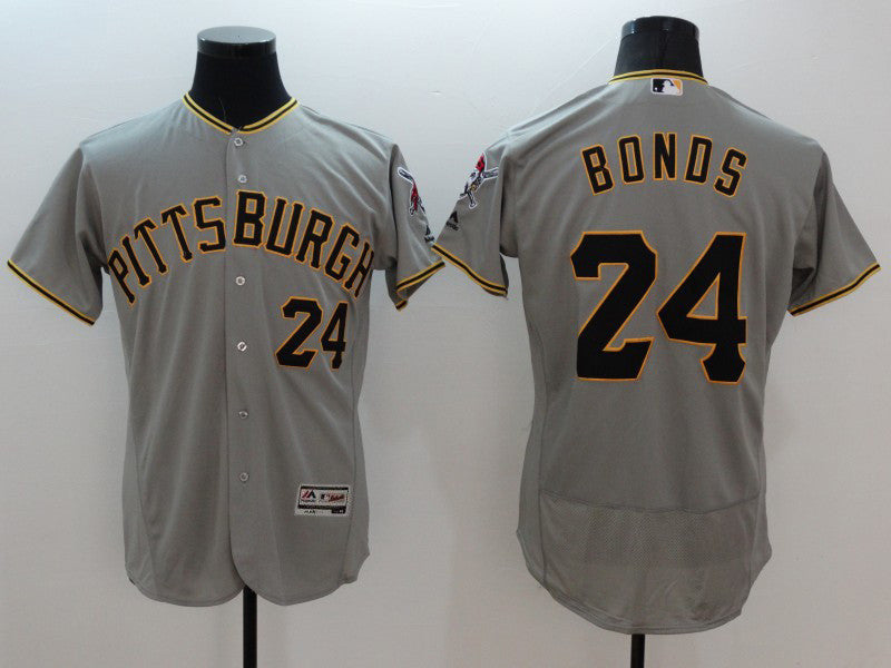 Barry Bonds Pittsburgh Pirates grey jersey