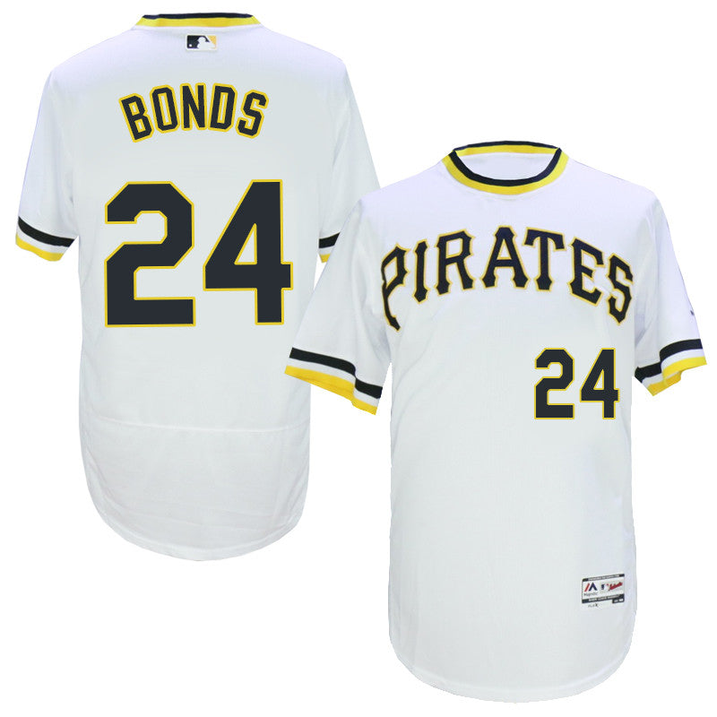 Barry Bonds Pittsburgh Pirates white Throwback jersey
