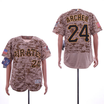 Chris Archer Pittsburgh Pirates camo Camo jersey