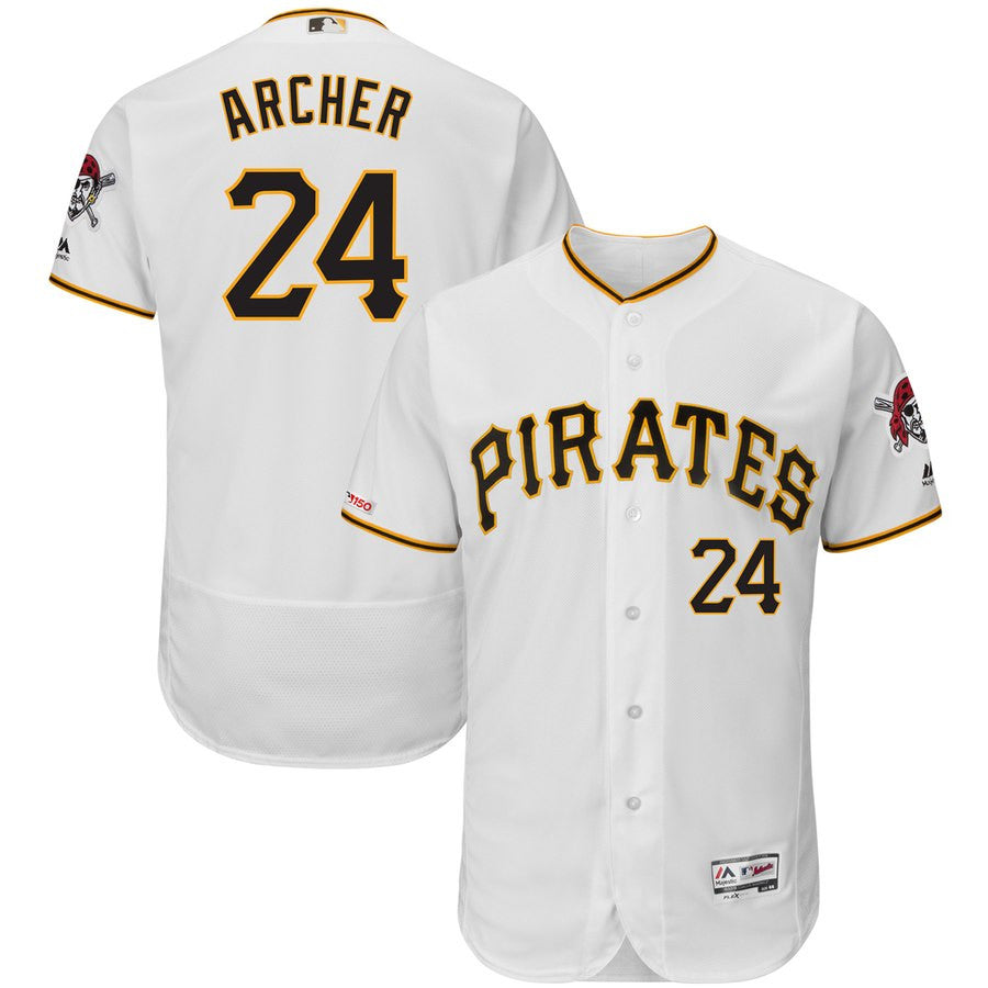 Chris Archer Pittsburgh Pirates white jersey