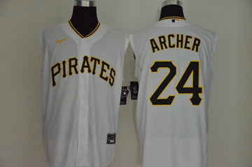 Chris Archer Pittsburgh Pirates white jersey